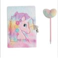 thumbnail image 1 of Girl's Diary with Padlock, Secret Notebook for Girls, Plush Notebook Set, Secret Notebook with Combination Lock for Children, Unicorn Gift for Girls 4, 1 of 3