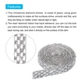 thumbnail image 4 of Uxcell 4 Roll 1 Yard 12mm 1mm Self Adhesive Crystal Rhinestone Ribbon 4 Style Bling Stickers for Crafts Project White, 4 of 5