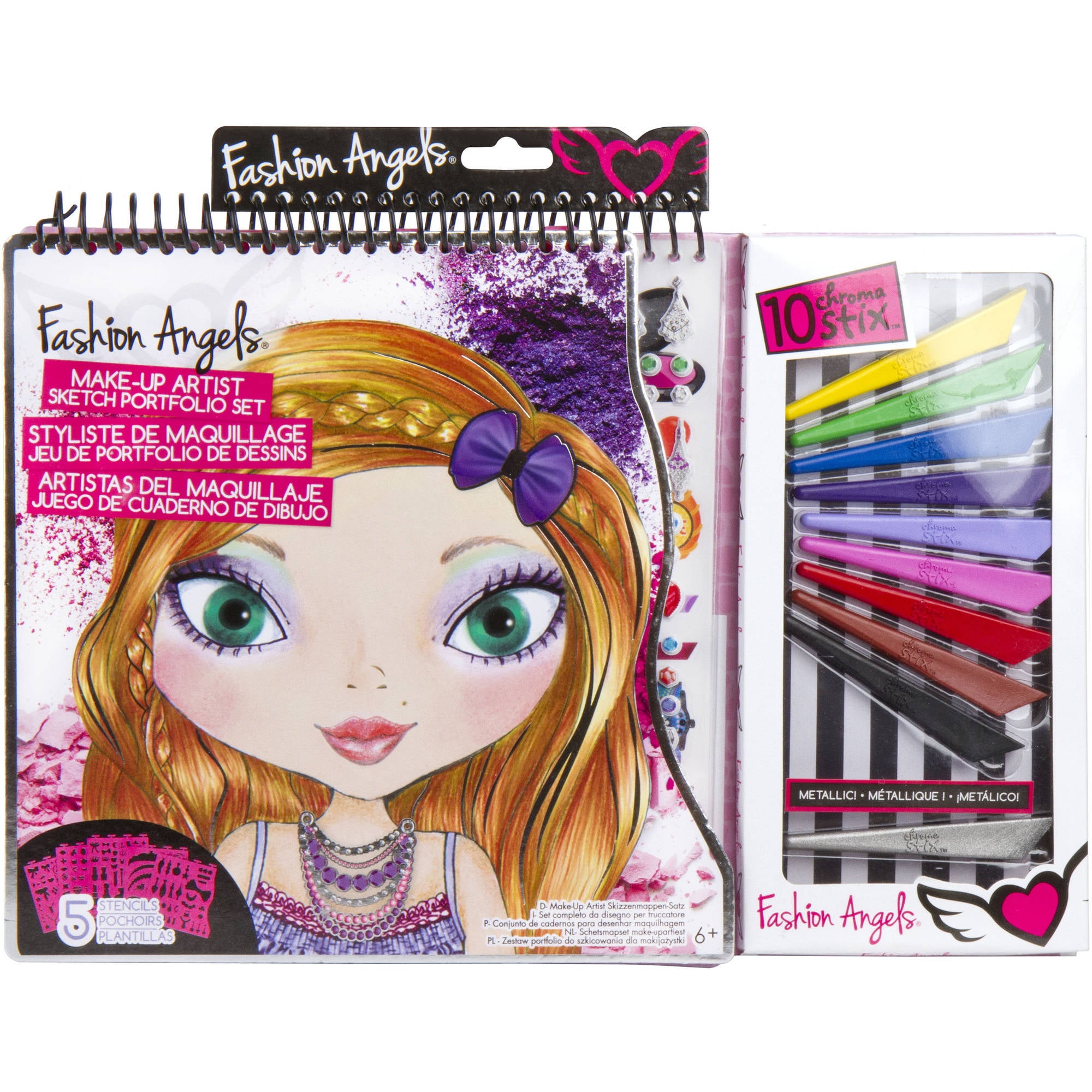 Fashion Angels MakeUp Artist Portfolio with Art Set