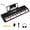 Black, variant on Costway 61 Keys Kids Piano Keyboard with Carry Bag Microphone Sheet Stand Power Supply