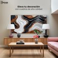 thumbnail image 3 of Cuadro Decorativo Canvas Abstracto Remolinos Elegantes 120x60 Canvas Revolution, 3 of 3