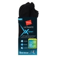 thumbnail image 2 of Men's Ultimate X-Temp No Show Black Socks, 5+1 Bonus Pack, 2 of 3