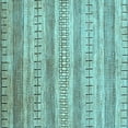 thumbnail image 1 of Ahgly Company Indoor Square Abstract Light Blue Contemporary Area Rugs, 6' Square, 1 of 4