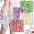 thumbnail image 1 of The Leeffa, Loufee Loofah Washcloth, The Leeffa Soft Loofah and Washcloth, 2 en 1 esponja de lufa de baño, esponja de ducha con cordón, limpiador de espalda Luffa para ducha (4PCS-B), 1 of 6