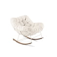 thumbnail image 6 of Better Homes & Gardens Marlow Papasan Outdoor Rocking Chair, Cream, 6 of 13