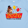 thumbnail image 4 of Inktastic 2026 Year of the Horse Cute Horse Boys or Girls Baby T-Shirt, 4 of 5