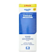 Equate 100% Pure Cotton Swabs Twin Pack, 500 Count, 2 Pack