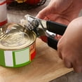 thumbnail image 6 of Can Opener,Professional 3-In-1 Multifunctional Manual Can Openers Bottle Opener,Kitchen Durable Stainless Steel Heavy Duty Can Opener Smooth Edge for Kitchen Seniors Friendly, 6 of 8