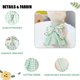 thumbnail image 3 of Vestido de perro lindo vestido de perro a cuadros arnés conjunto de correa para perros pequeños medianos gatos niña verde verano ropa para mascotas Bowknot cachorro princesa vestidos traje de fiesta, 3 of 5