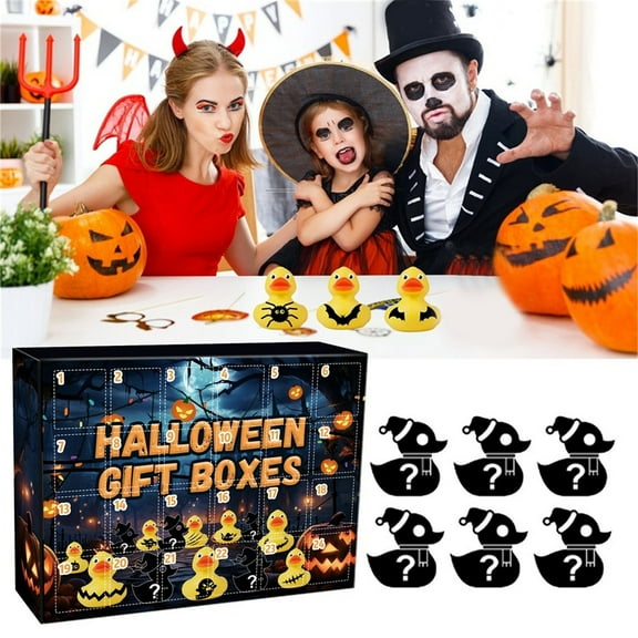 Halloween Advent Calendar 2025, Rubber Duck Advent Calendar 2025, 24 Days of Spooky Halloween Countdown Calendar, Halloween Collectible Rubber Ducks