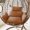 Coffee-Colored, variant on Taotanxi Patio Hanging Egg Chair Cushion Replacement Thicken Seat Pad Hammock Swing Chair Cushion for Patio Garden Bedroom Blue