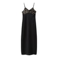 thumbnail image 5 of LOVZFMLL Robes Mode Femme Col Rond Sequins Sans Manches Robe Mini Formelle, 5 of 5