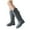 Grey, variant on Knee High Rain Boots for Women Fashion Waterproof Wide Mid Calf Tall Rainboots All Season
