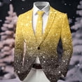 thumbnail image 5 of Big Boys Fall Suits Jacket Button Gradient Sequin Formal Party Casual Outerwear Size 9-10T, 5 of 5