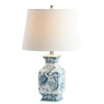 thumbnail image 4 of Safavieh Mayson Floral 24 in. H Table Lamp, Blue/White, 4 of 6