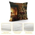 thumbnail image 4 of Orinice Christmas Tree Graphic Decorative Pillow Cover for Home Couch Living Room Bed Sofa - Winter Holiday Square Cushion Case 1PC 22x22in, 4 of 5