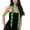 Green, variant on Elegant Women's Handmade Metallic Sequin Aluminum Mesh Scarf Tie For Stylish And Versatile Fashion