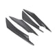 thumbnail image 3 of 4 piezas de alerón de fibra de carbono universal para carrocería de coche, parachoques delantero, divisor de labios, embellecedor de aletas, 3 of 15