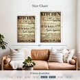 thumbnail image 4 of Elephant Stock Kitchen Inspiration Wall Art - Vertical Canvas Wall Art - Dining Room Wall Decor - Inspirational And Typography Canvas - Black And Red Decor - 30" x 45", 4 of 8
