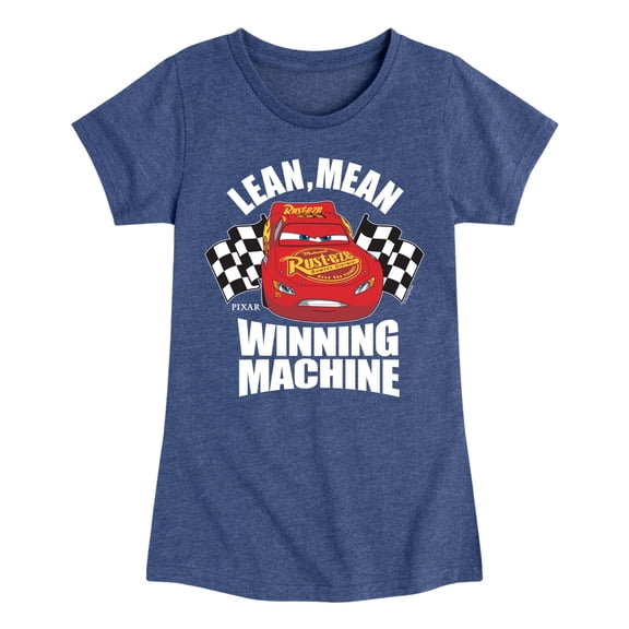 Cars - Winning Machine - Youth Girls Fitted Short Sleeve T-Shirt