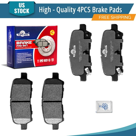 YXPCARS D999: 4PCS Rear Ceramic Brake Pads for Chevrolet Impala Limited Impala Buick LaCrosse Allure Pontiac Grand Prix