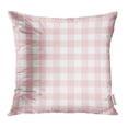 thumbnail image 1 of BSDHOME Red Check Pastel Pink Plaid Gingham Checkered Pattern White Abstract Checker Pillowcase Cushion Cases 16x16 inch, 1 of 1