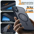 thumbnail image 4 of Kryonix Magnetic for iPhone 11 Case (Compatible with MagSafe) (Military Grade Drop Protection) Translucent Matte Shockproof Phone Cover,Purple/Blue/Pink/Black, 4 of 7