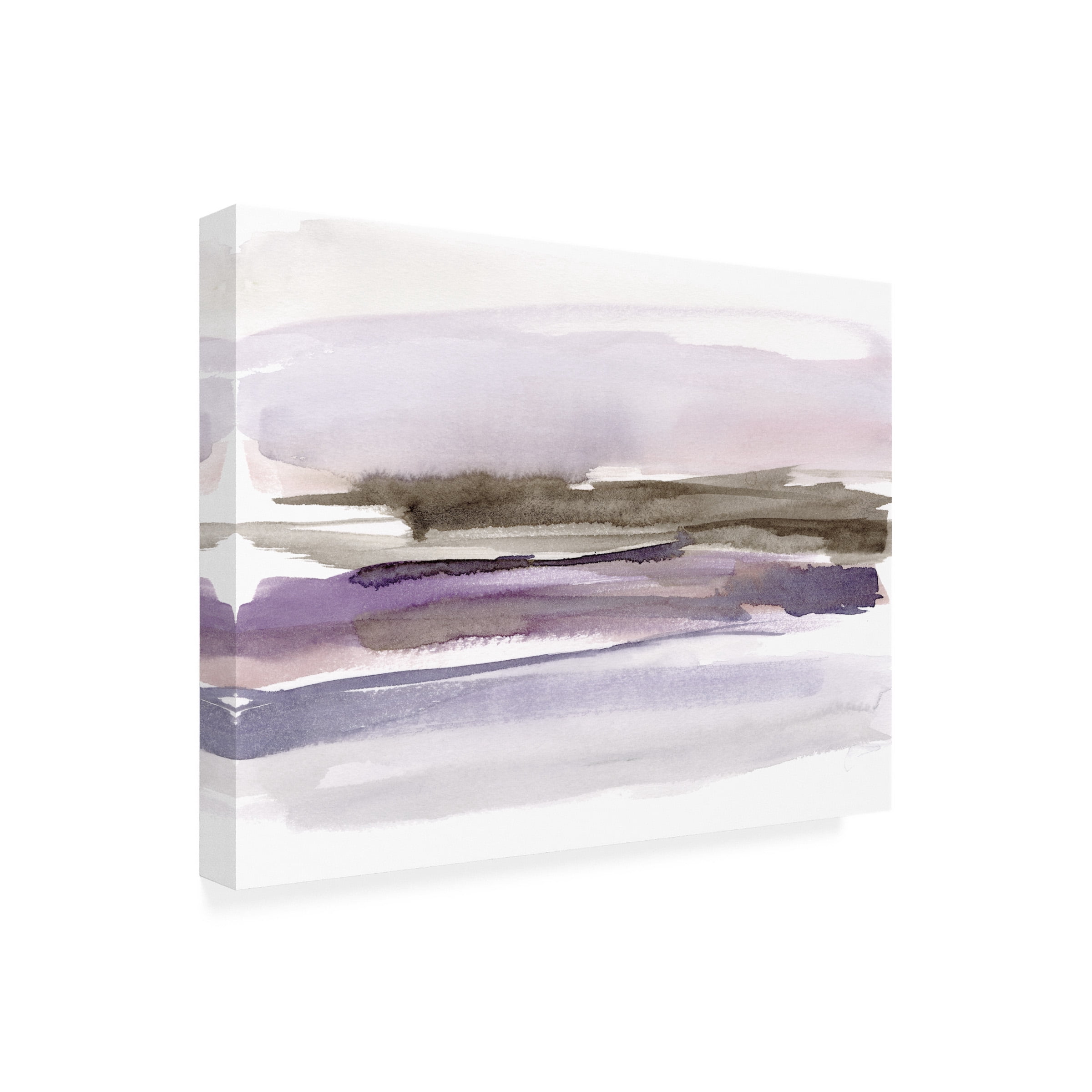 Jennifer Goldberger 'Purple Umber I' Canvas Art