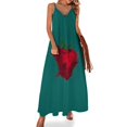 thumbnail image 1 of Vestido sin mangas Across the Universe Strawberry Fields Vestido de noche de moda para mujer, 1 of 7