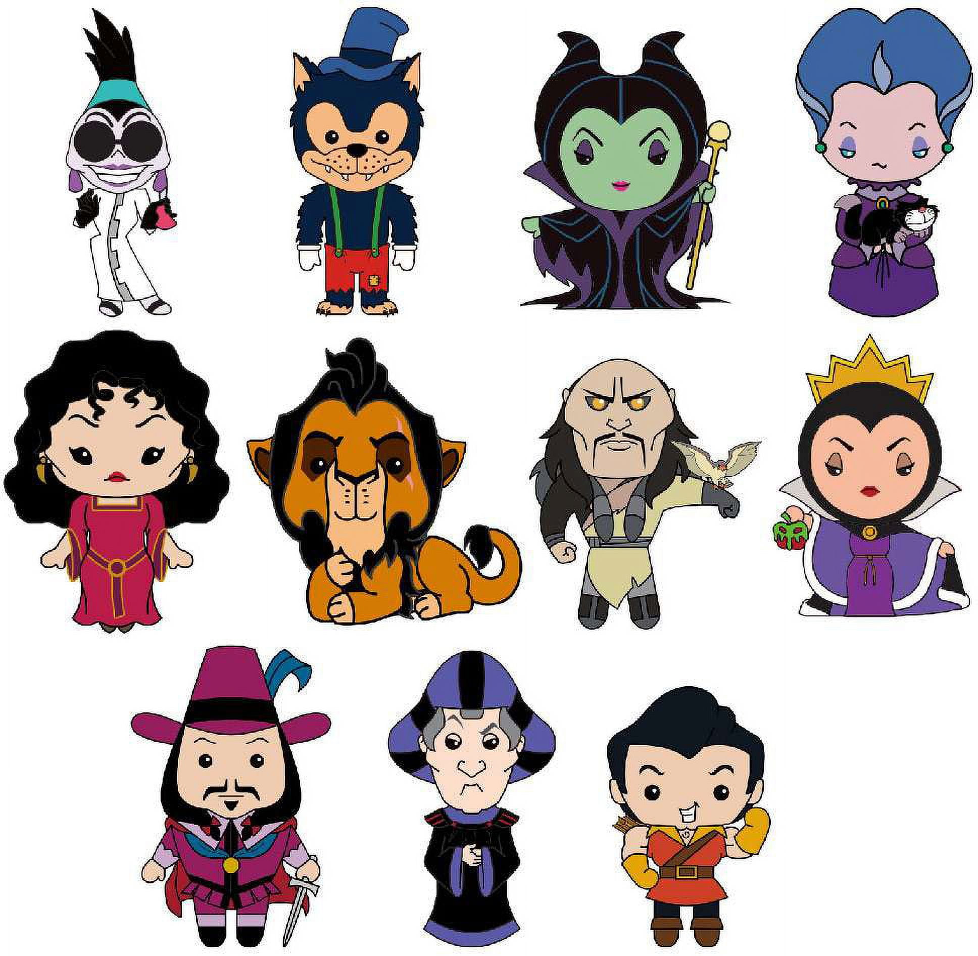 3D Figural Keyring Disney Villains Series 3 Mystery Pack - Walmart.com