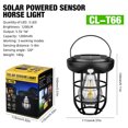 thumbnail image 2 of Linterna colgante retro impermeable LED solar vintage para camping de emergencia, 2 of 7