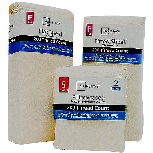 Mainstays 200Thread Count Sheet