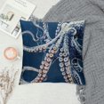 thumbnail image 2 of ONETECH Coastal Pillow Covers, Nautical Pillow Covers, Nautical Coastal Octopus Pillows Decorative Pillowcase Throw Pillow Cover , Ocean Beach Octopus for Sofa Bed Room Home Decor, 2 of 5
