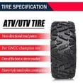 thumbnail image 6 of Yesurprise 2 Pack ATV/UTV All-Terrain Off-Road Tires, 6 of 7