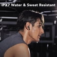 thumbnail image 3 of Touch Screen Wireless Earbuds Bluetooth Headphones with 50H Playtime, Noise Cancelling Headphones with Mic IPX7 Waterproof in Ear Earphones for Pad Android/iOS Phones Gifts for Women Men, Black, 3 of 9
