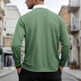thumbnail image 4 of Polo Tees for Men Short Sleeve Quarter Zip Tee Shirts Basic Green Mens Beach Outfit, 4 of 6