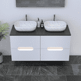 thumbnail image 4 of Estelle 4S 120 Double Sink Floating Bathroom Vanity (48" Width), 4 of 6