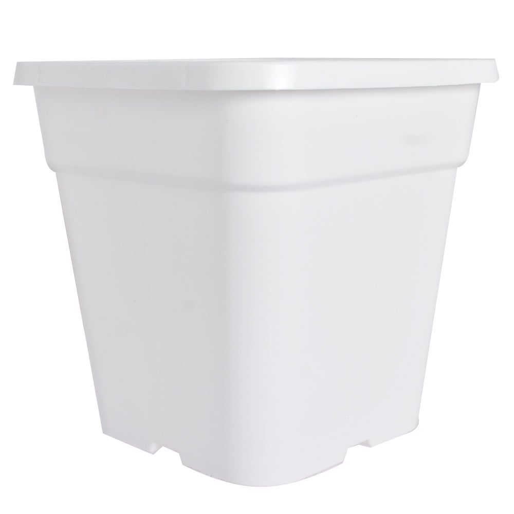 SHZAITOR 5/10 PACK Re-usable Square Nursery Pot 10 Gallon Plastic Grow Pots Plant