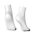 thumbnail image 4 of Bingfone White Design Patterned Men'S Women'S Casual Cotton Socks, 4 of 9