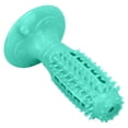 thumbnail image 3 of Bite Resistant Dog Toy, Puppy Toothbrush Natural Rubber Fixed Suction Cup Pet Rubber Toothbrush  For  Care For Teeth Training Lake Blue, 3 of 8