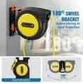 thumbnail image 6 of Retractable Extension Cord Reel 65ft, 12AWG 3 Prong Heavy Duty SJTOW Cable with Power Indicator Lights, 15A/1875W/125V, 6 of 7