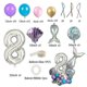 thumbnail image 1 of 1 año de edad, juego de globos de sirena digital de 32 pulgadas, Shell, cumpleaños para niños, Bab, 1 of 1