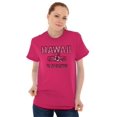 thumbnail image 3 of Hawaii Hibiscus Flower Distressed HI Plus Size Crewneck Graphic Tee Shirt Brisco Brands 3X, 3 of 4