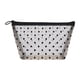 thumbnail image 1 of Bolsa de maquillaje de malla con estampado de corazones, bolsa de almacenamiento, bolsa pequeña portátil y transpirable con cremallera, multifuncional y de gran capacidad para estudiantes, 1 of 5