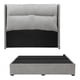 thumbnail image 1 of Recámara King Size Becca Gris Nickel con Cabecera + Box Base Cama, 1 of 8