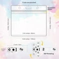thumbnail image 2 of 5 Pcs Badge Holders and Metal Clips Clear Horizontal Name Tag ID Card Holder with Clip Waterproof ID Badge Holder with Metal Clips, 2 of 5