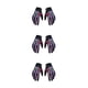 thumbnail image 3 of Qarigey Guantes de otoño invierno para motocicleta ciclismo impermeables y duraderos transpirables esqueleto guantes de montar rosa L Type1 NO1, 3 of 6