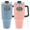 thumbnail image 1 of Grusce 2 Pcs Protection en Silicone pour Bottes, Protection Complète, Pliable, Réutilisable, pour Gobelet Quencher 40 oz, 1 of 8