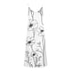 thumbnail image 5 of TaTaai Ladies Fashion Print Round Neck Spaghetti Strap Dress Elegant Flowy Soft Material Casual Daily Street Style Holiday Outfits Gift, 5 of 5
