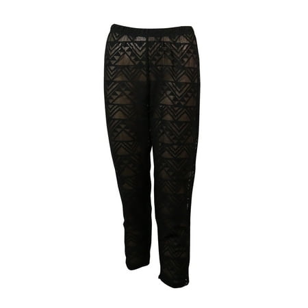 Leather Lace Up Pants - Miken Women's Crochet Lace Tapered Swim Pants Coverup